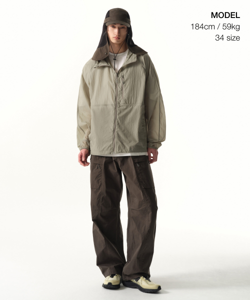 MUSINSA STANDARD（ムシンサスタンダード）の「[シティレジャー] CNベルト付きユーティリティパンツ [マッドグレー]（その他パンツ・メンズ・その他・34/36/38/40/42/26/28/30/32/33/29/31）」の2枚目の写真