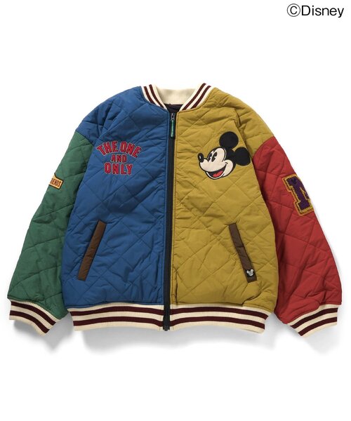 セール】ディズニーキャラクター/ワッペンキルトジャケット（オトナ