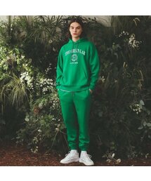 THE GREEN LAB（ザグリーンラボ）の「エッセンシャルジョガーパンツ [グリーン]（スウェットパンツ）」