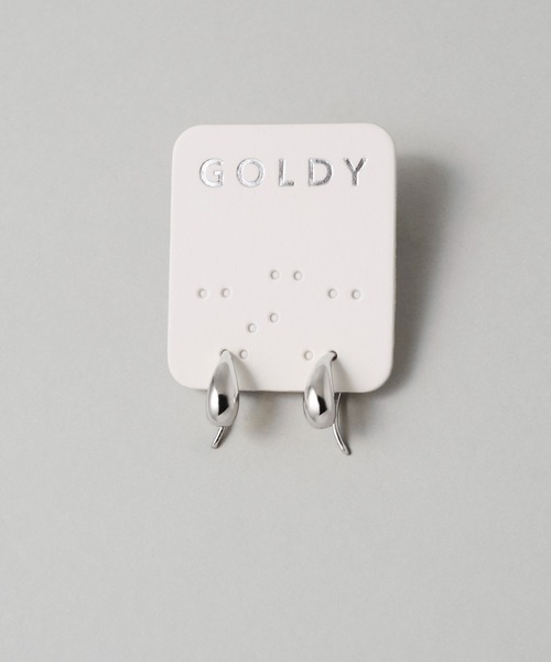 GOLDY（ゴールディ）の「プチ ドロップ ピアス（ピアス（両耳用）・レディース・シルバー/ゴールド/シルバー系その他/ゴールド系その他・FREE）」の10枚目の写真