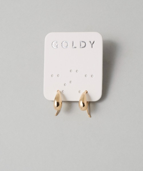GOLDY（ゴールディ）の「プチ ドロップ ピアス（ピアス（両耳用）・レディース・シルバー/ゴールド/シルバー系その他/ゴールド系その他・FREE）」の11枚目の写真