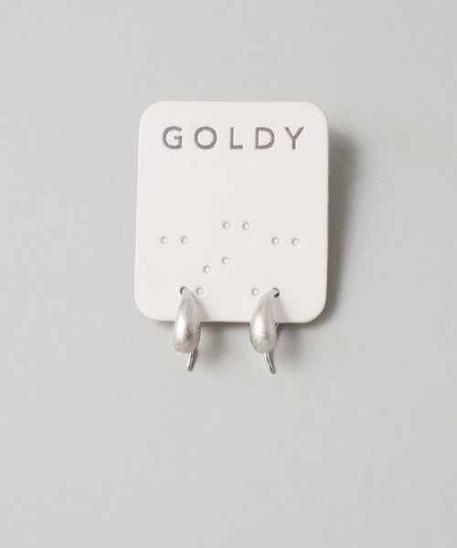 GOLDY（ゴールディ）の「プチ ドロップ ピアス（ピアス（両耳用）・レディース・シルバー/ゴールド/シルバー系その他/ゴールド系その他・FREE）」の12枚目の写真