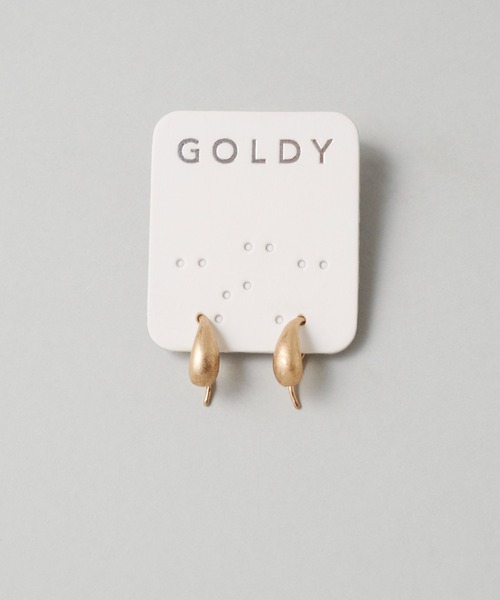 GOLDY（ゴールディ）の「プチ ドロップ ピアス（ピアス（両耳用）・レディース・シルバー/ゴールド/シルバー系その他/ゴールド系その他・FREE）」の13枚目の写真