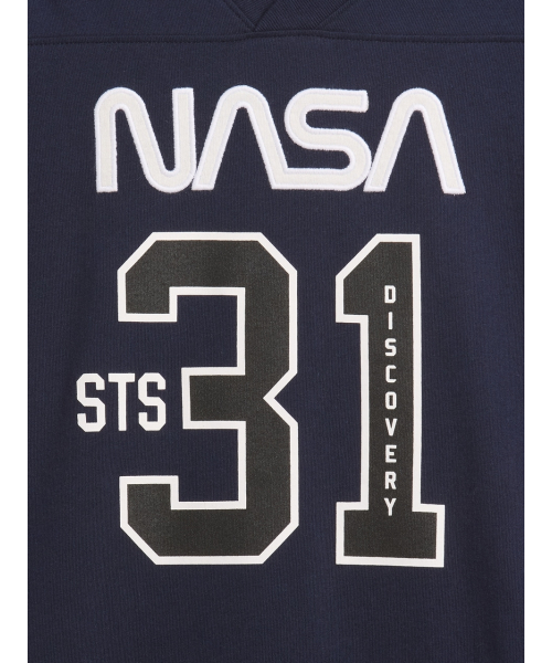 GAP(ギャップ)の「NASA リラックスフィット ジャージーTシャツ (キッズ)(Tシャツ/カットソー・キッズ・ネイビー・150cm/140cm/120cm/130cm/110cm/160cm)」の3枚目の写真