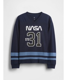 NASA（ナサ）の「NASA リラックスフィット ジャージーTシャツ (キッズ)（Tシャツ/カットソー）」
