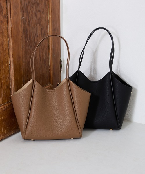 MISCH MASCH（ミッシュマッシュ）の「インバッグ付きトートバッグ（トートバッグ・レディース・ブラック/ブラウン・ﾌﾘ-）」の3枚目の写真