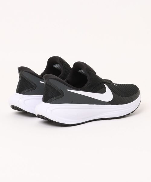 NIKE（ナイキ）の「NIKE ナイキ 【ハンズフリー】REVOLUTION 8 EASYON 軽量 メンズスニーカー(レボリューション8イージーオン) HQ2414-001 [HF] ブラック/ホワイト/アンスラサイト（スニーカー・メンズ・ブラック×ホワイト/ブラック×ブラック・25.5cm/26.0cm/26.5cm/27.0cm/27.5cm/28.0cm/29.0cm/30.0cm/31cm/25.0cm）」の3枚目の写真