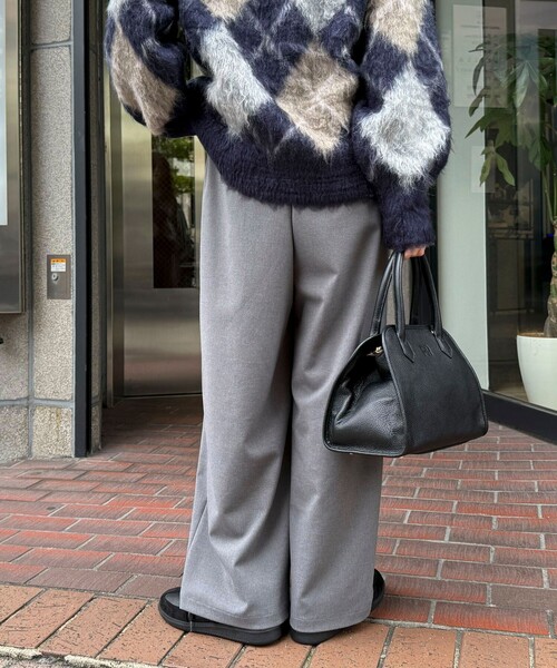 fredy emue（フレディエミュ）の「3タックハートリベットパンツ（その他パンツ・レディース・グレー/ネイビー/アイボリー・38/36）」の14枚目の写真