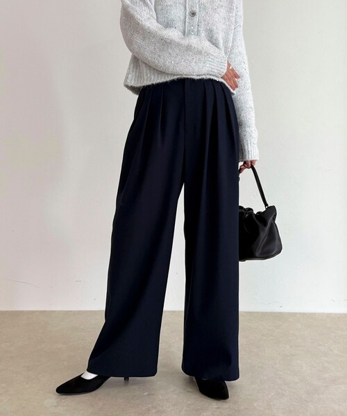 fredy emue（フレディエミュ）の「3タックハートリベットパンツ（その他パンツ・レディース・グレー/ネイビー/アイボリー・38/36）」の13枚目の写真