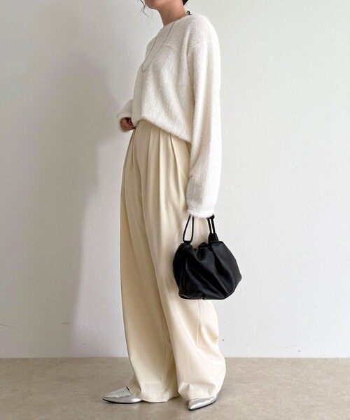 fredy emue（フレディエミュ）の「3タックハートリベットパンツ（その他パンツ・レディース・グレー/ネイビー/アイボリー・38/36）」の20枚目の写真