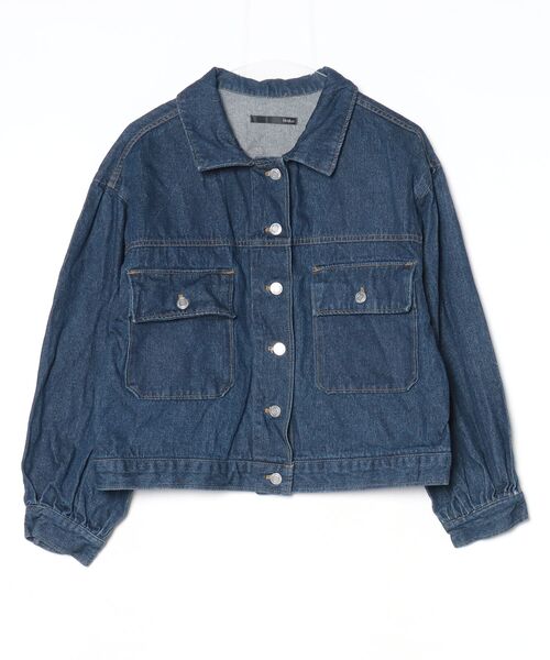 るう】Heather デニムジャケット 半袖＋デニムワンピース るう