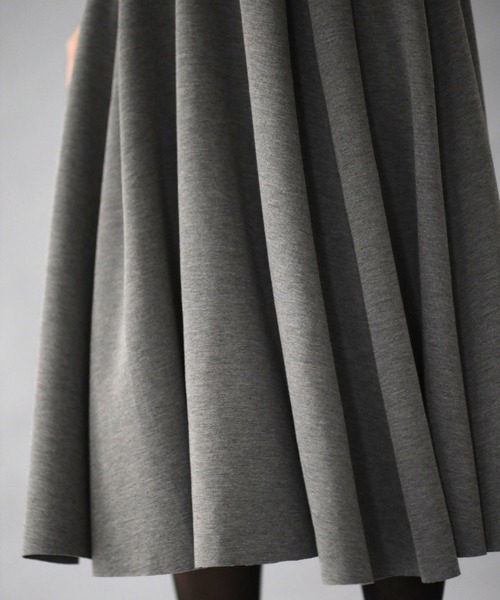 Ehre style(エーレスタイル)の「高見えジャージ素材シワなし!毎日着られる(スカート・レディース・ブラック/グレー・FREE)」の9枚目の写真