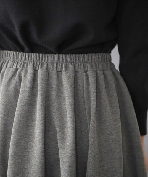 Ehre style(エーレスタイル)の「高見えジャージ素材シワなし!毎日着られる(スカート・レディース・ブラック/グレー・FREE)」の18枚目の写真