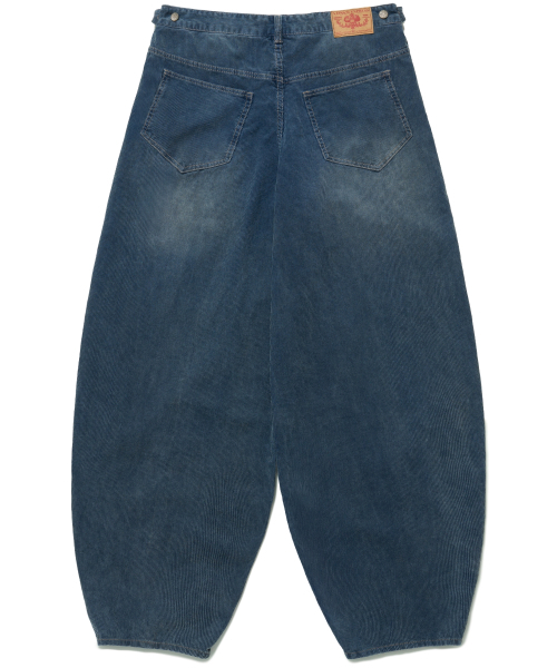 IDWS(アイドンワナセル)の「Viego Corduroy Balloon Pants Dark Indigo(その他パンツ・レディース・その他・0/1/2)」の3枚目の写真