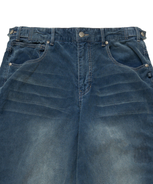 IDWS(アイドンワナセル)の「Viego Corduroy Balloon Pants Dark Indigo(その他パンツ・レディース・その他・0/1/2)」の4枚目の写真