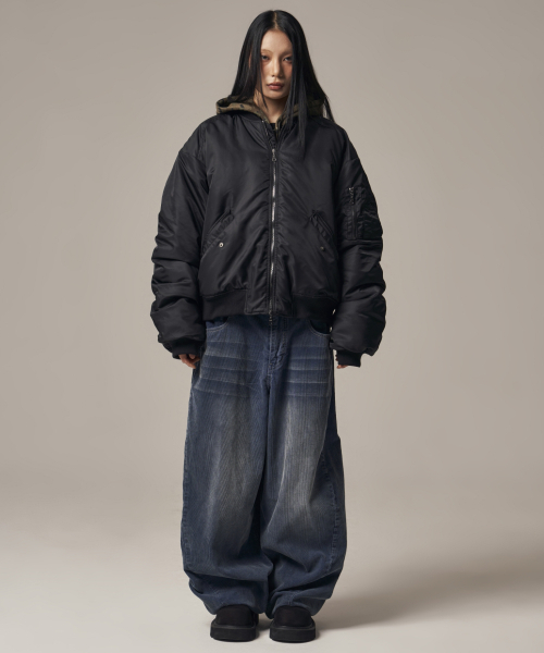 IDWS(アイドンワナセル)の「Viego Corduroy Balloon Pants Dark Indigo(その他パンツ・レディース・その他・0/1/2)」の8枚目の写真