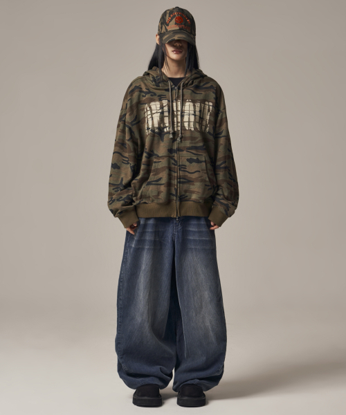 IDWS(アイドンワナセル)の「Viego Corduroy Balloon Pants Dark Indigo(その他パンツ・レディース・その他・0/1/2)」の10枚目の写真