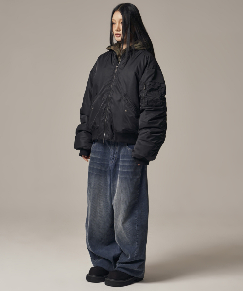 IDWS(アイドンワナセル)の「Viego Corduroy Balloon Pants Dark Indigo(その他パンツ・レディース・その他・0/1/2)」の12枚目の写真
