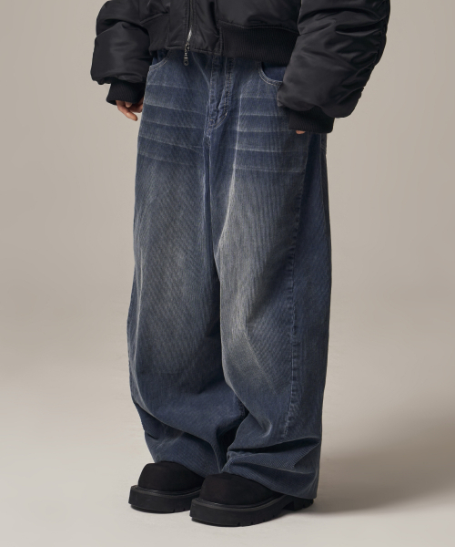 IDWS(アイドンワナセル)の「Viego Corduroy Balloon Pants Dark Indigo(その他パンツ・レディース・その他・0/1/2)」の13枚目の写真