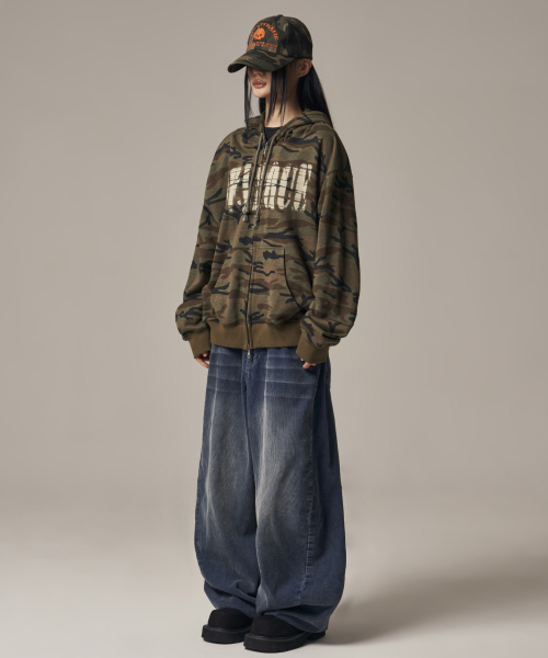 IDWS(アイドンワナセル)の「Viego Corduroy Balloon Pants Dark Indigo(その他パンツ・レディース・その他・0/1/2)」の14枚目の写真