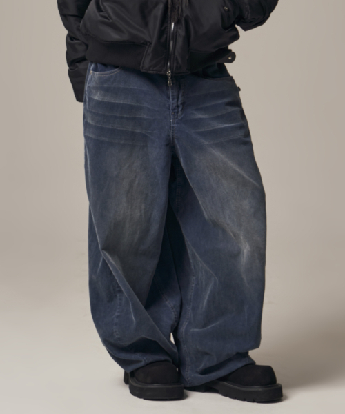 IDWS(アイドンワナセル)の「Viego Corduroy Balloon Pants Dark Indigo(その他パンツ・レディース・その他・0/1/2)」の21枚目の写真