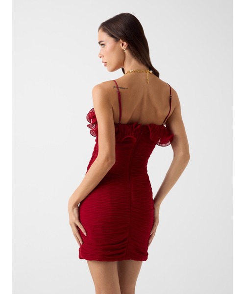 Guess(ゲス)の「SL Kennith Dress ワンピース ドレス(ドレス・レディース・レッド・2/4/6)」の8枚目の写真