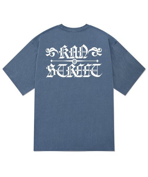 KAN6312(カン6312)の「KTPN0132 ザカン ピグメント 半袖Tシャツ - ブルー(Tシャツ/カットソー・メンズ・その他・MEDIUM/LARGE/X-LARGE)」の1枚目の写真