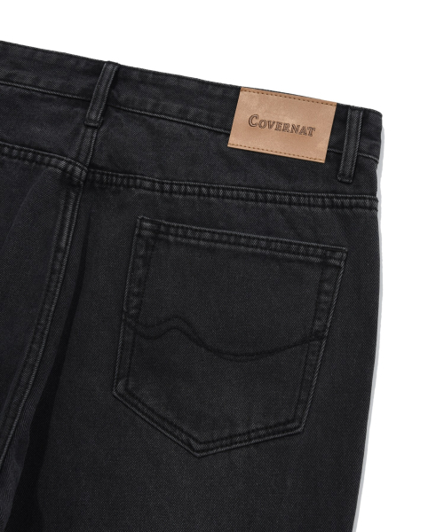 COVERNAT（カバーナット）の「ウォッシングデニムレギュラーパンツブラック（デニムパンツ・レディース・その他・LARGE/SMALL/X-LARGE/X-SMALL/MEDIUM）」の6枚目の写真