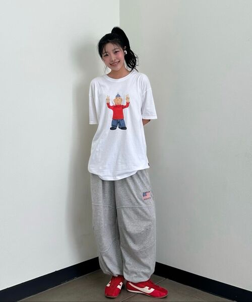 LAUGHER（ラファー）の「[PAT&MAT] モーションパットTシャツ - ブラック（Tシャツ/カットソー・レディース・ブラック・LARGE/MEDIUM/X-LARGE）」の11枚目の写真