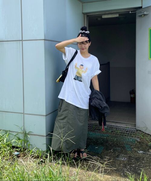 LAUGHER（ラファー）の「[PAT&MAT] モーションパットTシャツ - ブラック（Tシャツ/カットソー・レディース・ブラック・LARGE/MEDIUM/X-LARGE）」の13枚目の写真