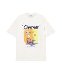 ペインティンググラフィックTシャツ Off White