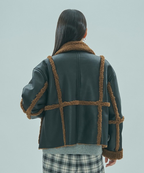 ROSE BUD（ローズバッド）の「FAUX MOUTON 2WAY JACKET（その他