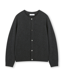 BESLOW（ビースロー）の「CASHMERE BLENDED CREW NECK CARDIGAN MELANGE CHARCOAL（カーディガン/ボレロ・メンズ）」