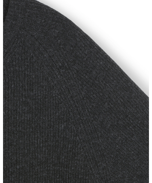 BESLOW(ビースロー)の「CASHMERE BLENDED CREW NECK CARDIGAN MELANGE CHARCOAL(カーディガン/ボレロ・メンズ・その他・SMALL/MEDIUM/LARGE/X-LARGE)」の3枚目の写真