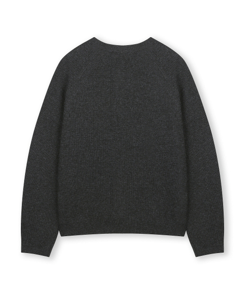 BESLOW(ビースロー)の「CASHMERE BLENDED CREW NECK CARDIGAN MELANGE CHARCOAL(カーディガン/ボレロ・メンズ・その他・SMALL/MEDIUM/LARGE/X-LARGE)」の6枚目の写真