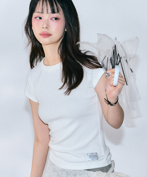 ZEROPLANET（ゼロプラネット）の「セラクラシックTシャツ [アイボリー]（Tシャツ/カットソー・レディース・その他・FREE）」の6枚目の写真