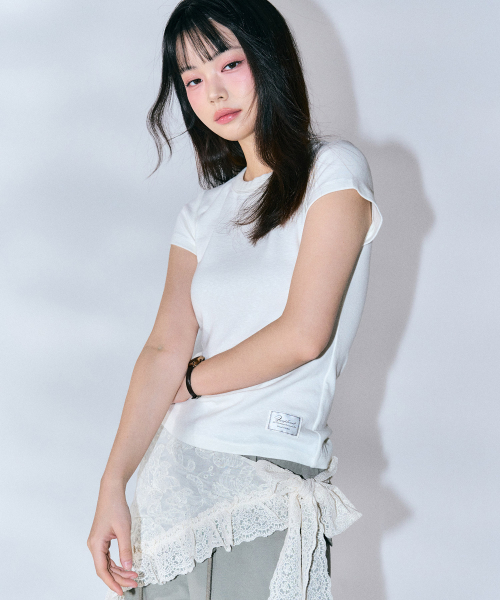 ZEROPLANET（ゼロプラネット）の「セラクラシックTシャツ [アイボリー]（Tシャツ/カットソー・レディース・その他・FREE）」の5枚目の写真