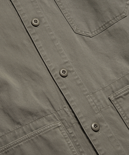 ESPIONAGE（エスピオナジ）の「Washed Doctor Jacket Dark Beige（ミリタリージャケット・レディース・その他・MEDIUM/LARGE/X-LARGE）」の6枚目の写真