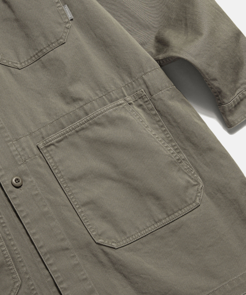 ESPIONAGE（エスピオナジ）の「Washed Doctor Jacket Dark Beige（ミリタリージャケット・レディース・その他・MEDIUM/LARGE/X-LARGE）」の7枚目の写真