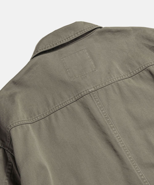 ESPIONAGE（エスピオナジ）の「Washed Doctor Jacket Dark Beige（ミリタリージャケット・レディース・その他・MEDIUM/LARGE/X-LARGE）」の13枚目の写真