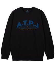 ASTRAL PROJECTION（アストラルプロジェクション）の「アースロゴルーズフィットスウェットシャツ_ブラック（スウェット）」