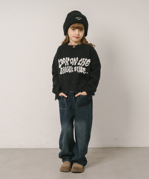 URBAN CHERRY（アーバンチェリー）の「スエードショートブーツ（ブーツ・キッズ・ベージュ/ブラウン・18.0cm/22.5cm/22.0cm/21.0cm/20.0cm/19.0cm）」の3枚目の写真