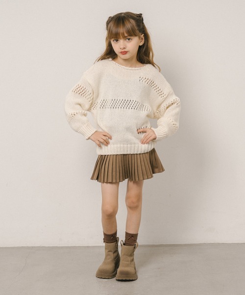 URBAN CHERRY（アーバンチェリー）の「スエードショートブーツ（ブーツ・キッズ・ベージュ/ブラウン・18.0cm/22.5cm/22.0cm/21.0cm/20.0cm/19.0cm）」の15枚目の写真