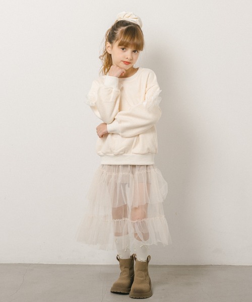 URBAN CHERRY（アーバンチェリー）の「スエードショートブーツ（ブーツ・キッズ・ベージュ/ブラウン・18.0cm/22.5cm/22.0cm/21.0cm/20.0cm/19.0cm）」の17枚目の写真