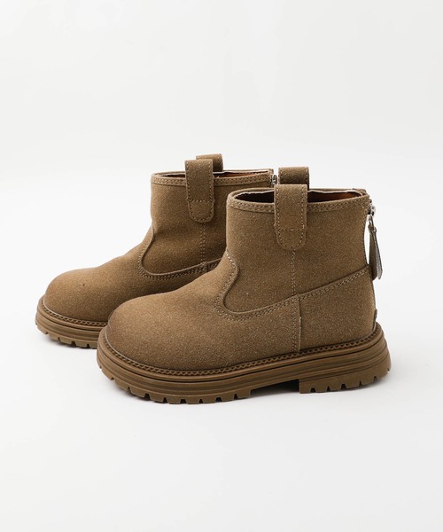 URBAN CHERRY（アーバンチェリー）の「スエードショートブーツ（ブーツ・キッズ・ベージュ/ブラウン・18.0cm/22.5cm/22.0cm/21.0cm/20.0cm/19.0cm）」の6枚目の写真