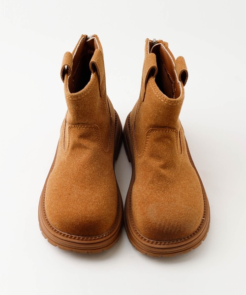 URBAN CHERRY（アーバンチェリー）の「スエードショートブーツ（ブーツ・キッズ・ベージュ/ブラウン・18.0cm/22.5cm/22.0cm/21.0cm/20.0cm/19.0cm）」の10枚目の写真