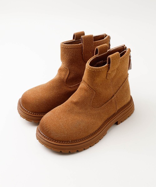 URBAN CHERRY（アーバンチェリー）の「スエードショートブーツ（ブーツ・キッズ・ベージュ/ブラウン・18.0cm/22.5cm/22.0cm/21.0cm/20.0cm/19.0cm）」の9枚目の写真