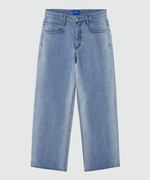 DECET(デケト)の「Mid Rise Wide Jeans DCPT027LightBlueSide(デニムパンツ・レディース・その他・34/32/30/26/28)」の5枚目の写真