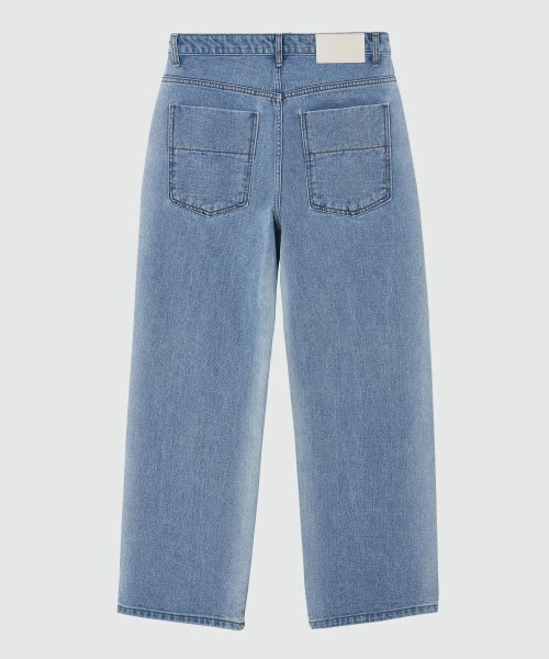 DECET(デケト)の「Mid Rise Wide Jeans DCPT027LightBlueSide(デニムパンツ・レディース・その他・34/32/30/26/28)」の6枚目の写真