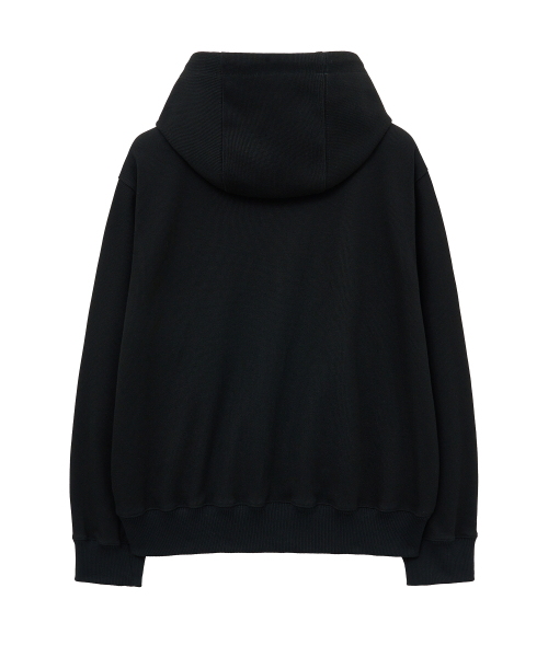 UNGIMMICK(アンジミック)の「LEATHER POCKET MILANO HOODED ZIP-UP (BLACK)(パーカー・メンズ・その他・MEDIUM/LARGE/X-LARGE)」の2枚目の写真